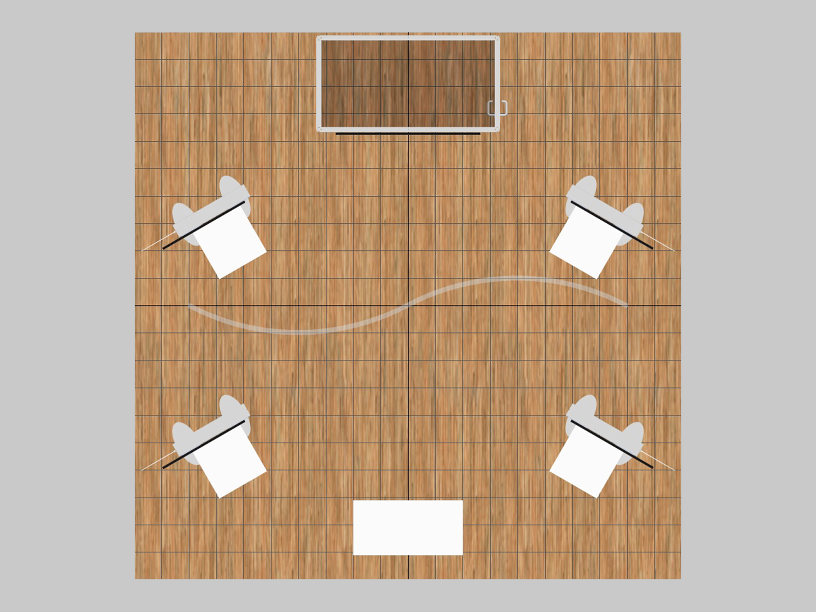 RE-9140 Island Rental Trade Show Exhibit -- Plan View